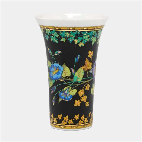 versace gold vase|versace rosenthal plate.